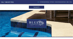 Desktop Screenshot of bluediamondpools.com.au