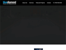 Tablet Screenshot of bluediamondpools.ca