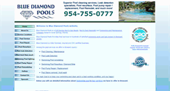 Desktop Screenshot of bluediamondpools.com